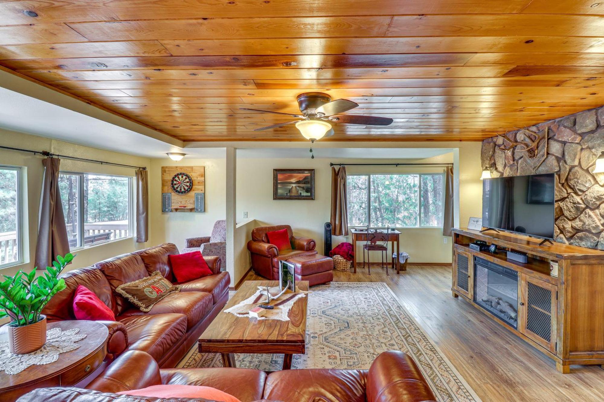 Show Low Cabin With Bbq And Fire Pit Pets Welcome! Eksteriør bilde